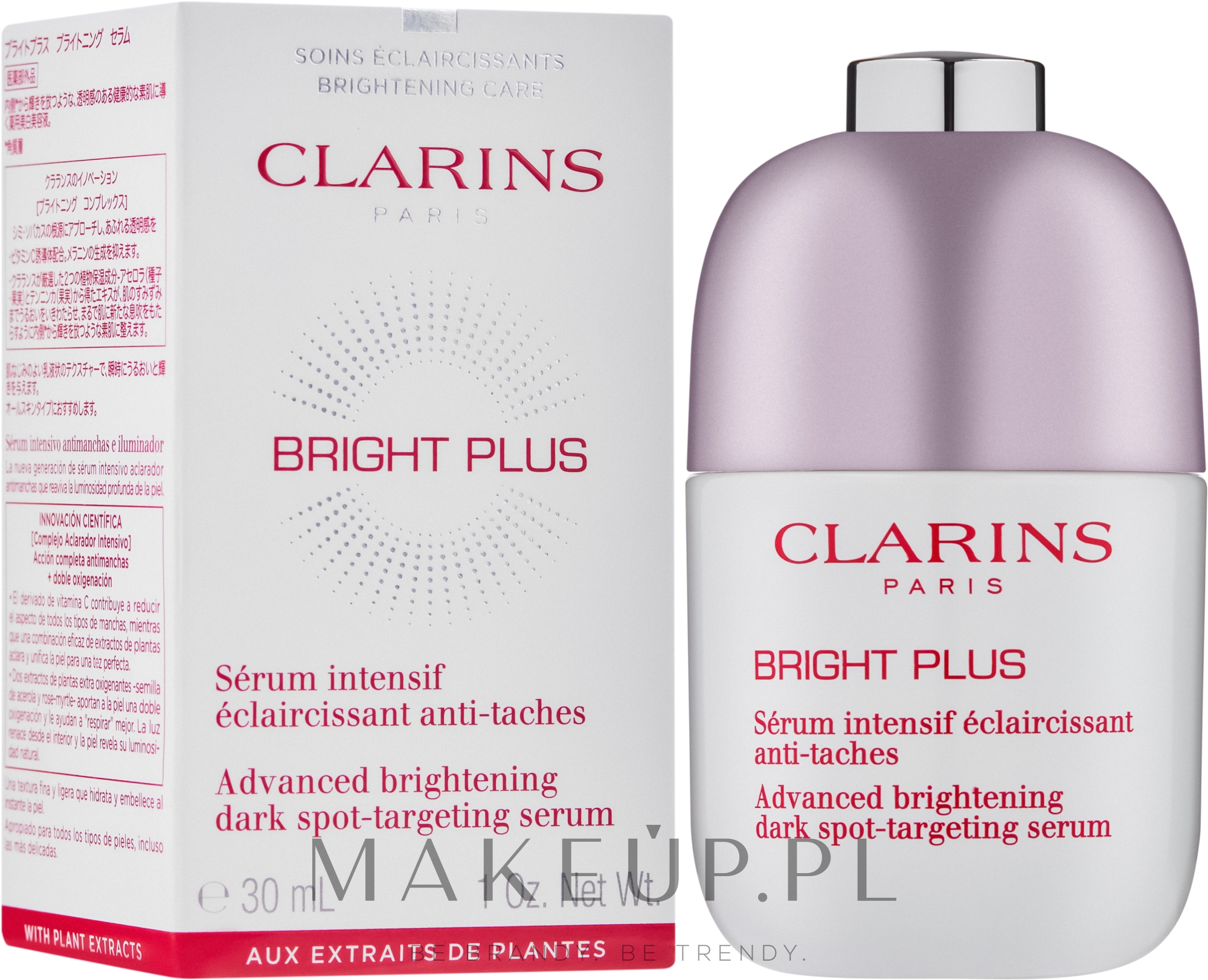 Serum rozjaśniające skórę - Clarins Bright Plus Serum — Zdjęcie 30 ml