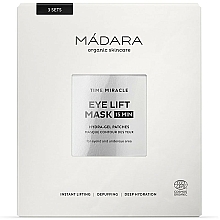 Kup Zestaw 3 hydrożelowych płatków pod oczy - Madara Cosmetics Time Miracle Eye Lift Mask 15min 3 Sets
