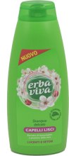 Kup Wygładzający szampon do włosów Proteiny jedwabiu - Erba Viva Shampoo for Straight Hair 