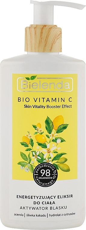 Energetyzujący eliksir do ciała - Bielenda Bio Vitamin C — Zdjęcie N1