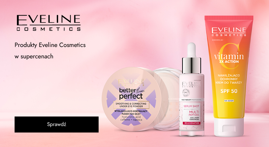Produkty Eveline Cosmetics w supercenach. Ceny podane na stronie uwzględniają rabat