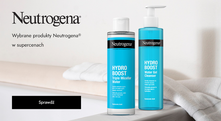 Wybrane produkty Neutrogena® w supercenach. Ceny podane na stronie uwzględniają rabat.