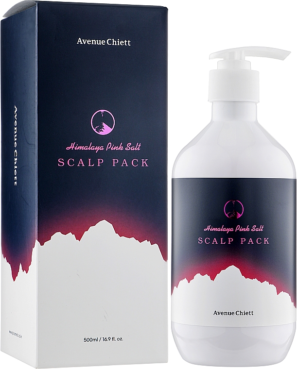 Odświeżająca maska do skóry głowy z solą himalajską - PL Avenue Chiett Himalaya Pink Salt Scalp Pack — Zdjęcie N2