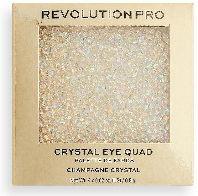 Paleta cieni do powiek - Revolution Pro Crystal Eye Quad — Zdjęcie N2