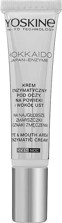 Krem przeciwzmarszczkowy pod oczy z peptydami i enzymami - Yoskine Hokkaido Japan-Enzyme 40+ — Zdjęcie N1