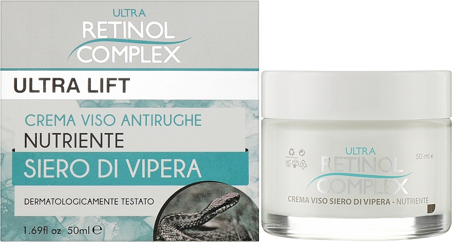 Przeciwzmarszczkowy krem ​​do twarzy - Retinol Complex Ultra Lift Face Cream Viper Serum — Zdjęcie N2