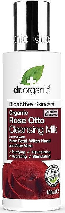 Mleczko do demakijażu Róża Otto - Dr Organic Bioactive Skincare Organic Rose Otto Cleansing Milk — Zdjęcie N1