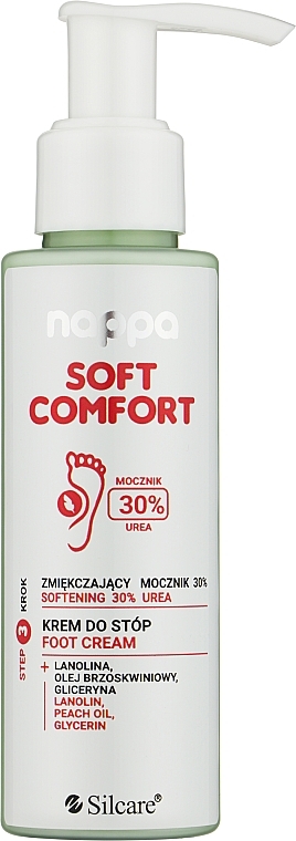 Krem do stóp na pękające pięty z mocznikiem 30% - Silcare Nappa Cream