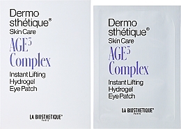 Liftingujące hydrożelowe płatki pod oczy - La Biosthetique Dermosthetique Skin Care Age3 Complex Instant lifting Hydrogel Eye Patch — Zdjęcie N2