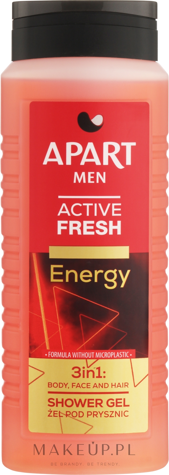 Żel pod prysznic 3 w 1 Energia - Apart Natural Men Active Fresh Energy Shower Gel — Zdjęcie 500 ml
