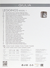 Legginsy damskie, bianco - Giulia — Zdjęcie N5