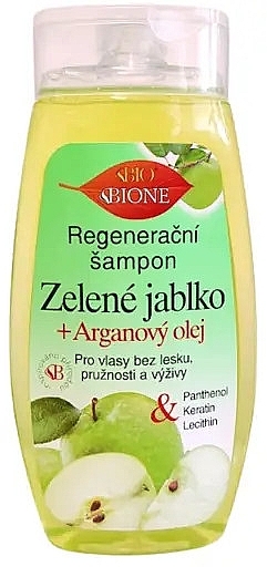 Szampon do włosów z zielonym jabłkiem - Bione Cosmetics  — Zdjęcie N1