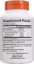 Kwas hialuronowy z siarczanem chondroityny i kolagenem na zdrowe stawy - Doctor's Best Hyaluronic Acid with Chondroitin Sulfate Capsules — Zdjęcie N2