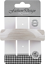 Automatyczna spinka do włosów Fashion Design, szara, 28496 - Top Choice Fashion Design HQ Line — Zdjęcie N1