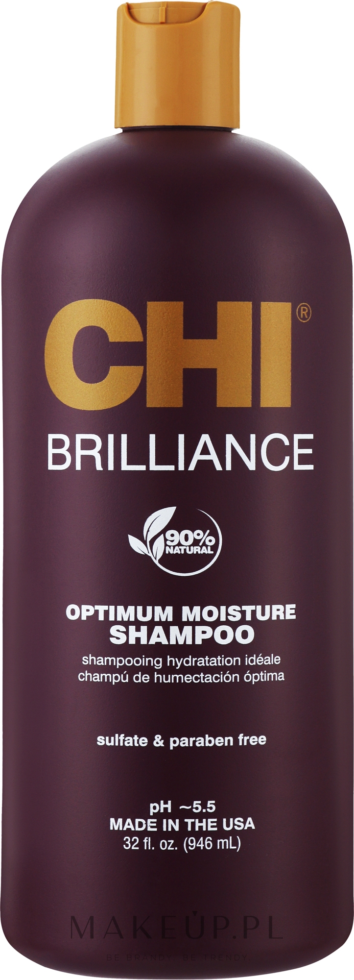 Nawilżający szampon do włosów zniszczonych - CHI Deep Brilliance Optimum Moisture Shampoo — Zdjęcie 946 ml