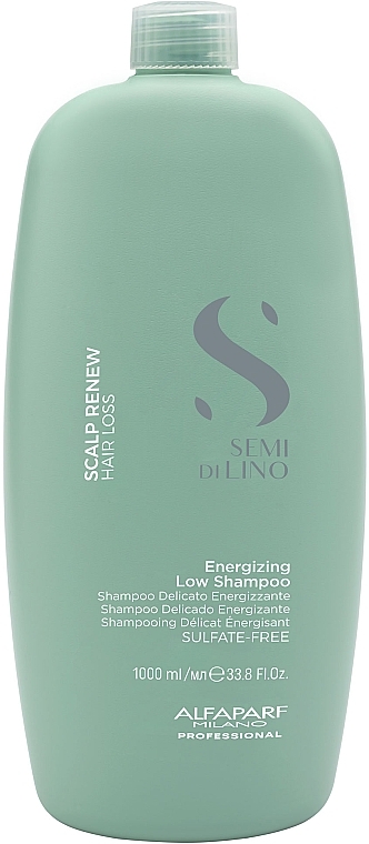Szampon do włosów osłabionych i skłonnych do wypadania - Alfaparf Semi De Lino Scalp Renew Energising Low Shampoo
