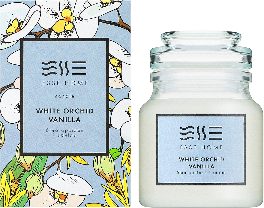 Esse Home White Orchid Vanilla - Świeca zapachowa — Zdjęcie N2