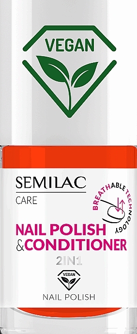 Odżywka do paznokci - Semilac Breathable Technology Nail Polish — Zdjęcie N1