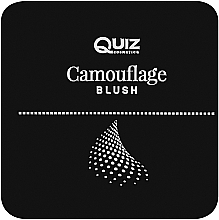 Róż do policzków - Quiz Cosmetics Camouflage Blush — Zdjęcie N2