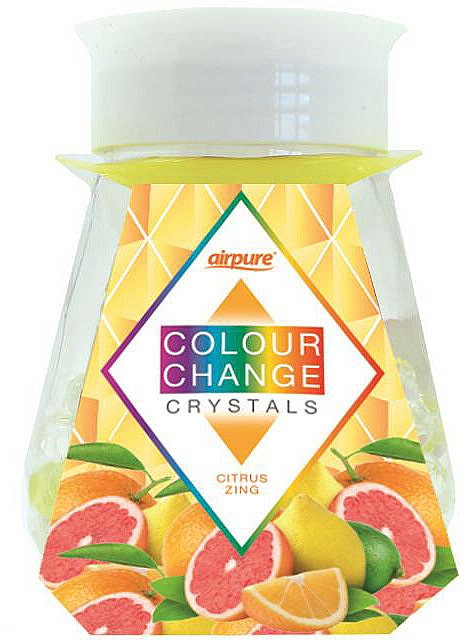 Żelowe perełki zapachowe Cytrusy - Airpure Colour Change Crystals Citrus Zing — Zdjęcie N1