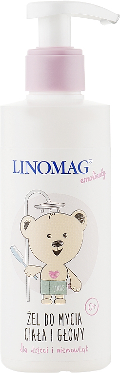 Żel dla dzieci do mycia ciała i głowy - Linomag