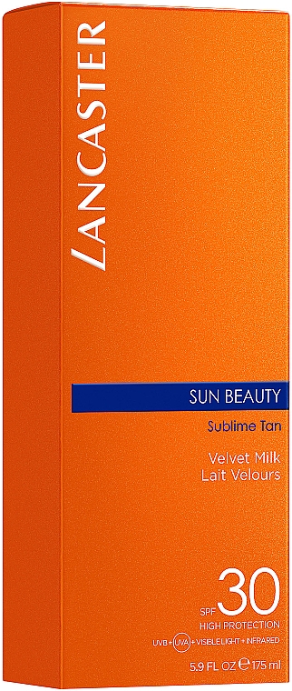Mleczko do opalania - Lancaster Sun Beauty Velvet Tanning Milk SPF 30 — Zdjęcie N3