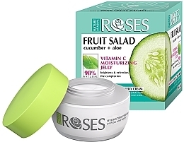 Kup Żel nawilżający do twarzy z ogórkiem, aloesem i wodą różaną - Nature of Agiva Roses Fruit Salad Vitamin C Moisturizing Jelly Day Care