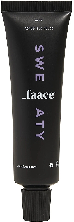 Maseczka na twarz po treningu - Faace Sweaty Face Mask (travel size) — Zdjęcie N1