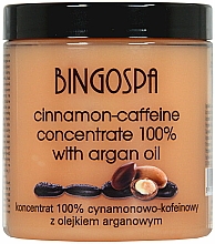 Koncentrat 100% cynamonowo-kofeinowy z olejkiem arganowym - BingoSpa Concentrate 100% Cinnamon-Caffeine With Argan Oil — Zdjęcie N1