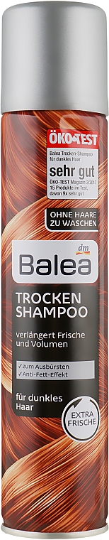 Suchy szampon do ciemnych włosów - Balea Trockenshampoo Dunkles Haar