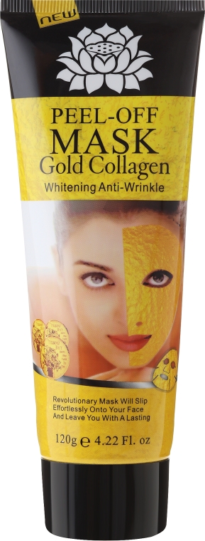 Kolagenowa maska ze złotem peel-off - Pil'aten Peel-Off Mask Gold Collagen Whitening Anti-Wrinkle — Zdjęcie N2
