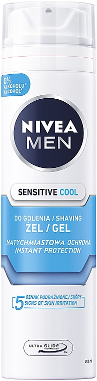 Chłodzący żel do golenia - NIVEA MEN Sensitive — Zdjęcie N1