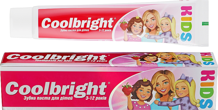 Pasta do zębów dla dzieci - Coolbright Kids Girls