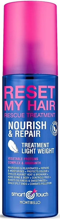 Rewitalizująca odżywka do włosów w sprayu bez spłukiwania - Montibello Smart Touch Reset My Hair Restorative Mask — Zdjęcie N2