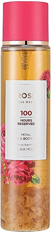 Mgiełka do włosów i ciała - Holika Holika Rose Floral Essence Petal Hair & Body Mist — Zdjęcie N1