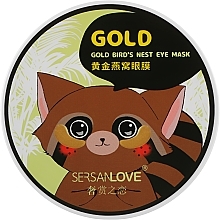 Kup Hydrożelowe płatki ze złotem i ekstraktem z jaskółczego gniazda - Sersanlove Gold Bird's Nest Eye Mask 