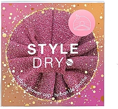 Czepek pod prysznic, różowy, połyskujący - Styledry Shower Cap Shimmer & Shine — Zdjęcie N2