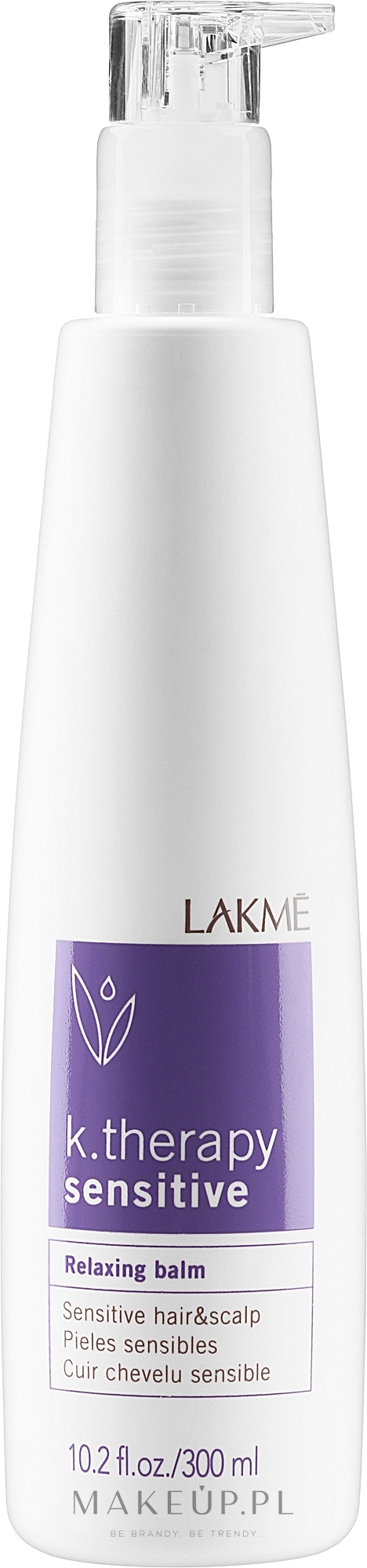 Kojący balsam do wrażliwej i podrażnionej skóry głowy - Lakmé K.Therapy Sensitive Relaxing Balm — Zdjęcie 300 ml