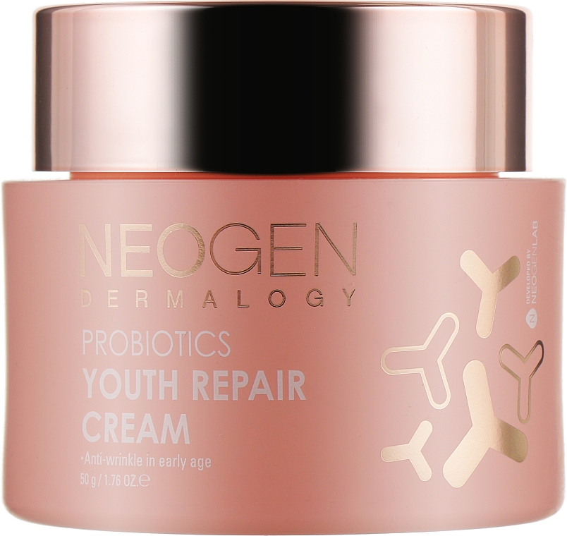 Przeciwzmarszczkowy krem probiotyczny do twarzy - Neogen Dermalogy Probiotics Youth Relief Cream — Zdjęcie N1