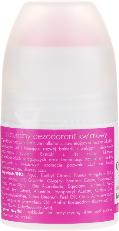 Naturalny dezodorant kwiatowy w kulce - Sylveco — Zdjęcie N2