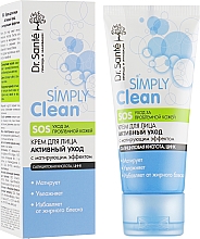 Matujący krem do twarzy - Dr Sante Simply Clean SOS — Zdjęcie N1