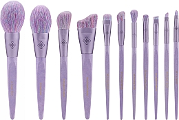 Kup Zestaw pędzli do makijażu, 11 szt. - Eigshow Beauty Eco Pro Bamboo Fiber Purple Brush Kit