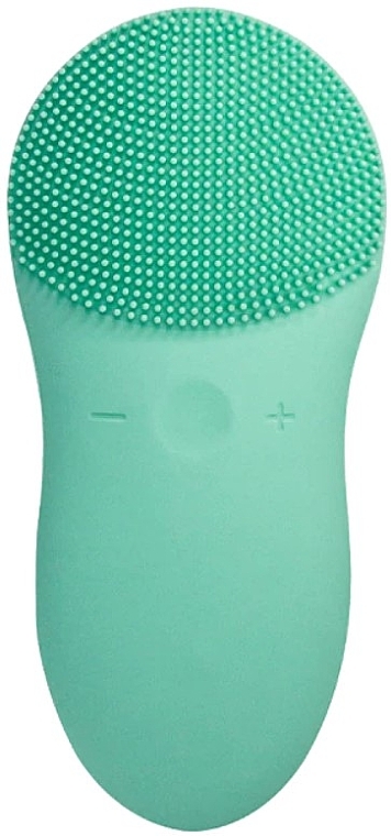 Silikonowa szczotka do oczyszczania twarzy, zielona - TOUCHBeauty Sonic Facial Cleanser — Zdjęcie N1