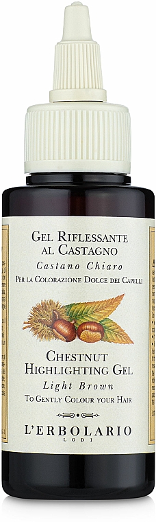 Żel z kasztanowcem do farbowania włosów, jasny kasztan - L'Erbolario Gel Al Castagno — Zdjęcie N2