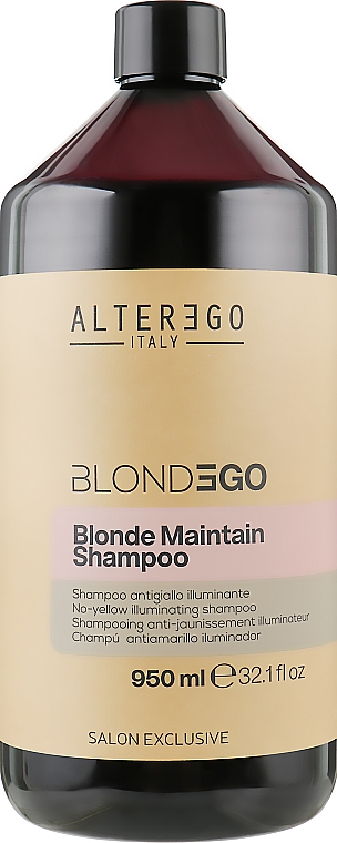 Szampon przeciw żółknięciu włosów rozjaśnianych - Alter Ego Blondego Blonde Maintain Shampoo — Zdjęcie N2