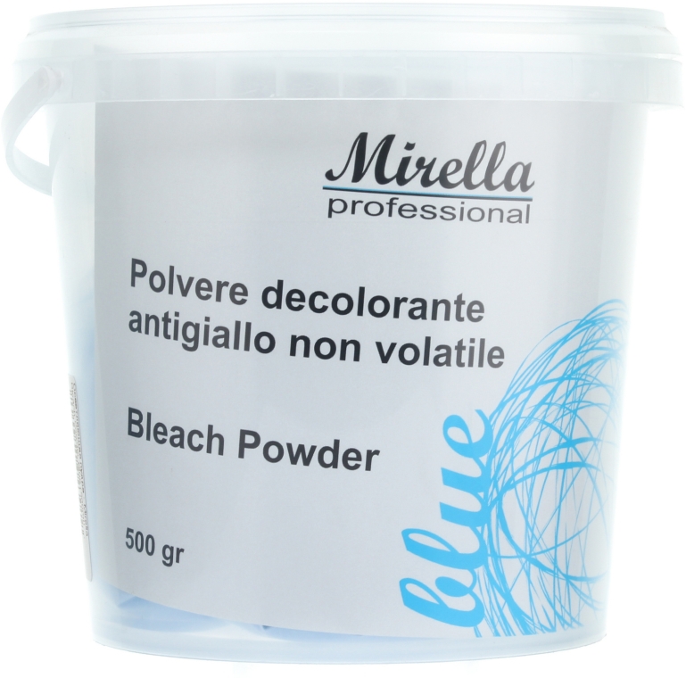 Niebieski puder rozjaśniający włosy - Mirella Bleach Powder Blue