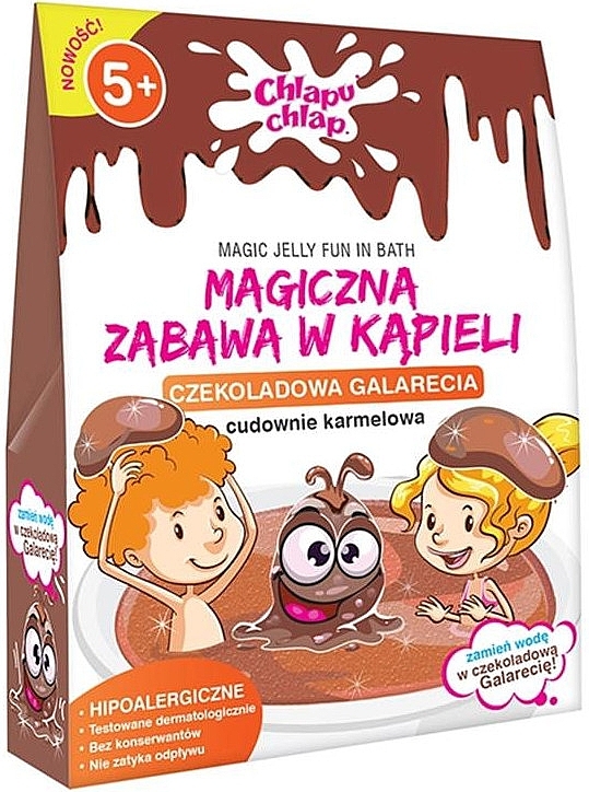 Czekoladowa galarecia do kąpieli - Chlapu Chlap Magic Jelly Fun In Bath — Zdjęcie N1