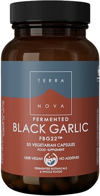 Suplement diety Fermentowany czarny czosnek - Terranova Fermented Black Garlic — Zdjęcie N1
