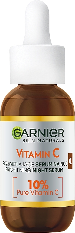 PRZECENA! Serum do twarzy na noc z witaminą C - Garnier Skin Naturals Vitamin C Serum * — Zdjęcie N2