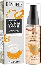 Płatki pod oczy Papaja - Revuele Brightening Liquid Eye Patches Papaya  — Zdjęcie N2